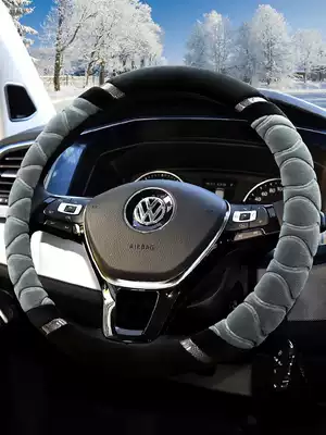 Foss Langyi plus new speed polo Polaroid Jetta vs5SantanaTiguanL winter steering wheel cover plush
