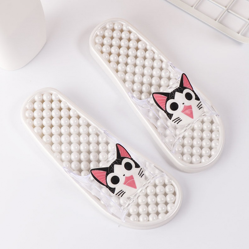 New Cartoon Cute Massage Lady All Season Indoor Non-slip Sandals Sandals Shoes Dorm Bath shoes Han version Plastic leak