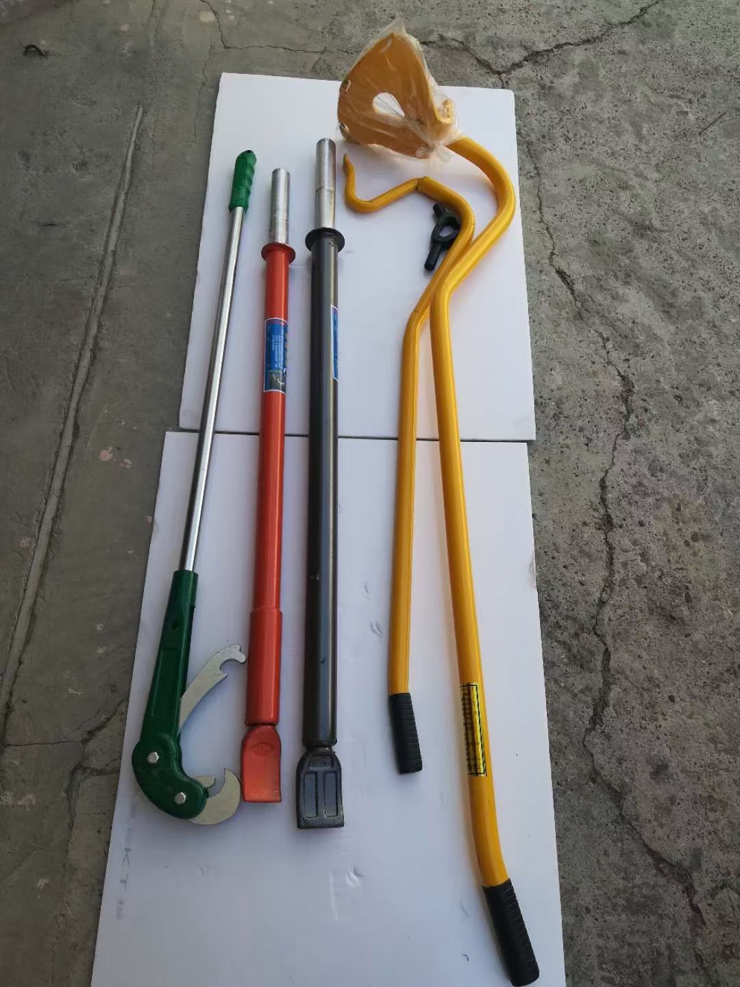 Big car vacuum tire disassembly tool car vacuum tire picklift tool new big rake three-piece set