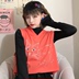 Mùa thu 2020 mới Harajuku gió ròng đỏ lỏng mô hình ngắn ngựa Clip vest nữ vest mặc phù hợp với đầu tay 