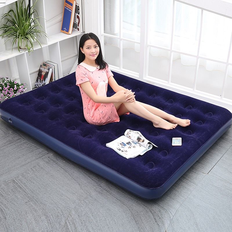 Inflatable bed cushion Double home Enlarge Single Fold Inflatable Cushion Simple Portable Bed Lunch Break Bed Outdoor Air Cushion Bed-Taobao