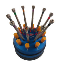 Full steel timepiece screwdriver modified cone metal swivel base Screwdriver Repair Table Screwdriver Whole steel