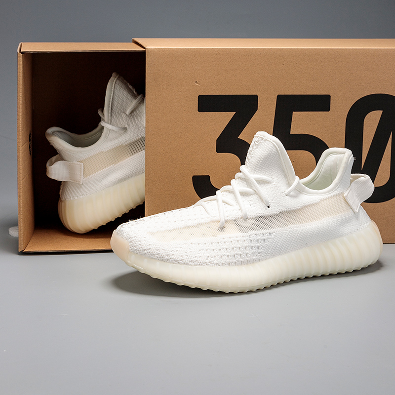 Multicolored All WhiteBinadi KANYE   YEEZY Star State Coconut shoes male 350 babysbreath Putian summer tide shoes Official website quality goods