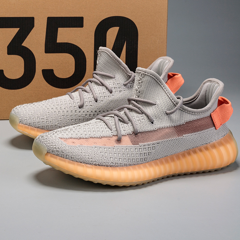 New Grey Orange In EuropeBinadi KANYE   YEEZY Star State Coconut shoes male 350 babysbreath Putian summer tide shoes Official website quality goods