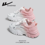 回力女鞋老爹鞋女款秋季厚底爆款百搭运动鞋2025新款休闲小白鞋女