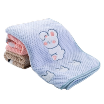 Pet cartoon blanket towel dog bath Teddy Bichon thickened super quick-drying bath towel extra large non-stick hair
