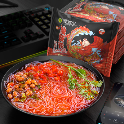 【稻花香食品】网红即食冲泡酸辣粉3袋