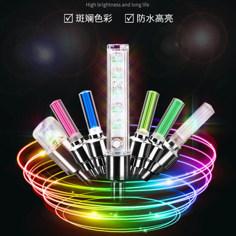 Climbing Bike Valve Lights Bike electric car Gas Mouth Lamp Decoration night shiny children Bike Valve Lights