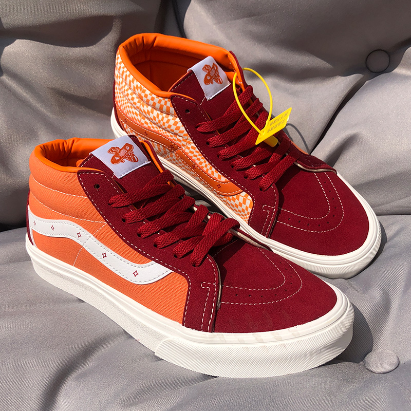 Large size sizes men's shoes 46 47 48 mandarin sails cloth shoes Han version trendy foreign trade big board shoes dirty orange casual shoes man