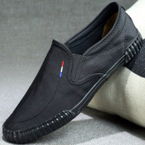 Mens old Beijing cloth shoes canvas mens shoes leisure low spring summer shoes mens trendy shoes wild boys canvas shoes