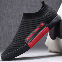 2021 new shoes mens trendy shoes spring mens shoes elastic breathable socks shoes mesh shoes mesh mens casual cloth shoes