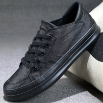 Leather shoes casual shoes mens shoes two cotton shoes 2021 new winter warm plus velvet board shoes trend autumn mens shoes