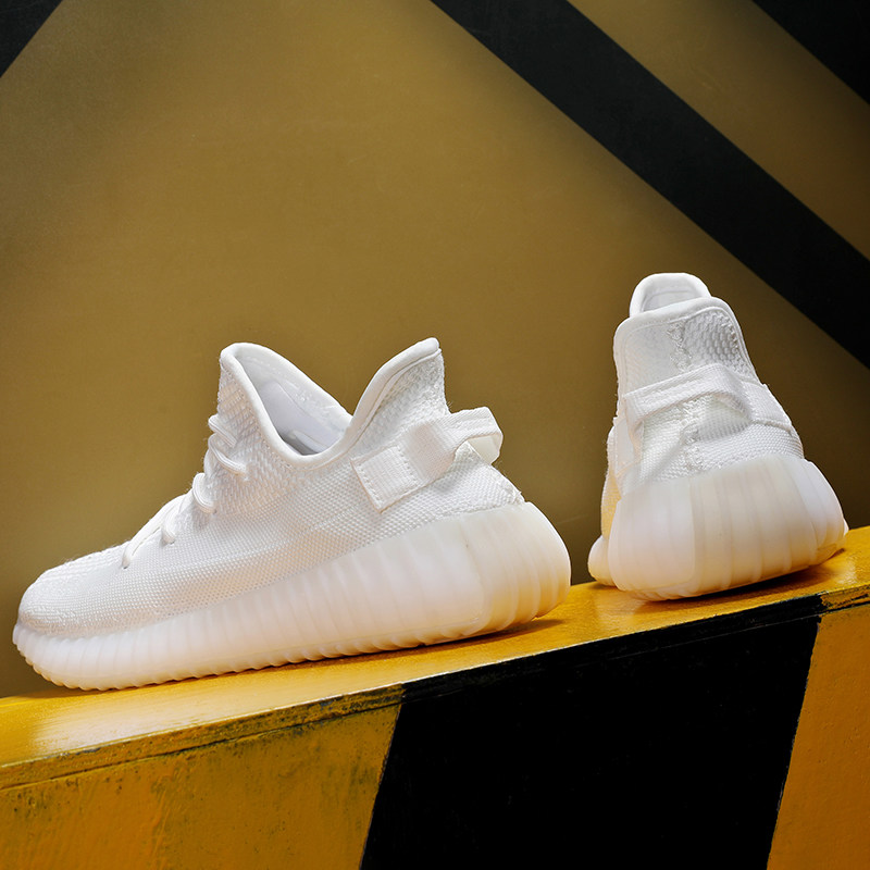 Coconut shoes men's 350 gypsophila official summer couple shoes trend leisure tide breathable sports men's shoes