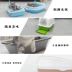 Caropher xả rác khép kín hộp mèo nhà vệ sinh thêm lớn khử mùi khử mùi mèo cung cấp thêm chậu kéo lớn - Cat / Dog Beauty & Cleaning Supplies Cat / Dog Beauty & Cleaning Supplies