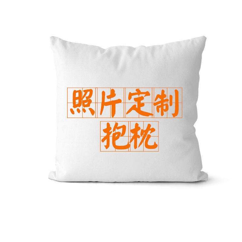 Photo custom-made to book a cushion pillow Double face Ingram Double Birthday Gift Car Bed with Pillow Nordic-Taobao