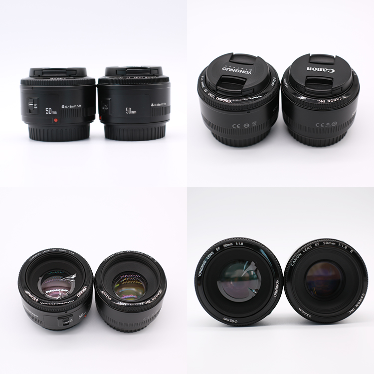 Ống kính cố định khẩu độ lớn Yongnuo 50 1.8 khẩu độ lớn Canon Canon chuyên nghiệp Máy ảnh DSLR nhỏ change 1855 thay đổi ống kính sigma