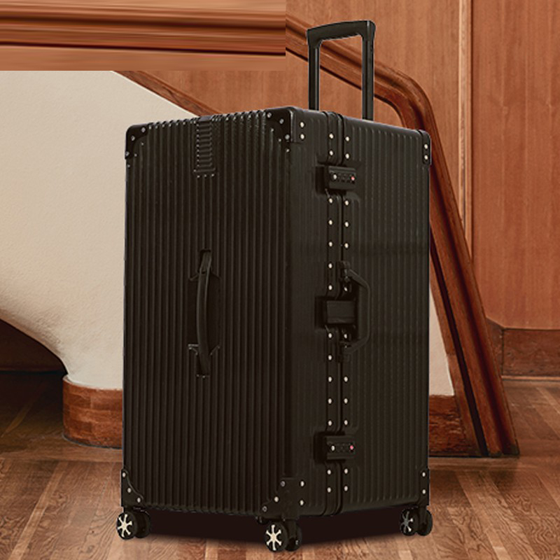 40 inch thickened aluminum frame trolley case large capacity 50 suitcase universal wheel female 60 net red password suitcase 30
