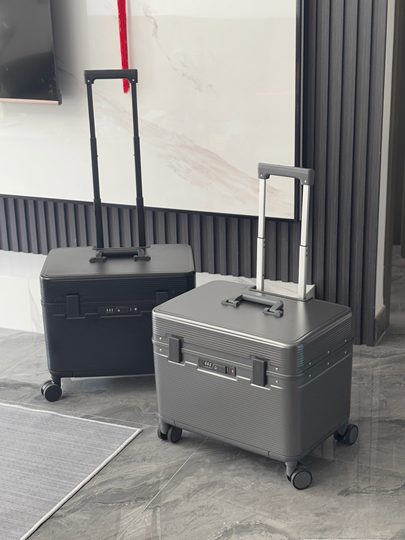 Aluminum frame flip-top horizontal version suitcase women's 23-inch tool box trolley case universal wheel 25 suitcase men's photography case