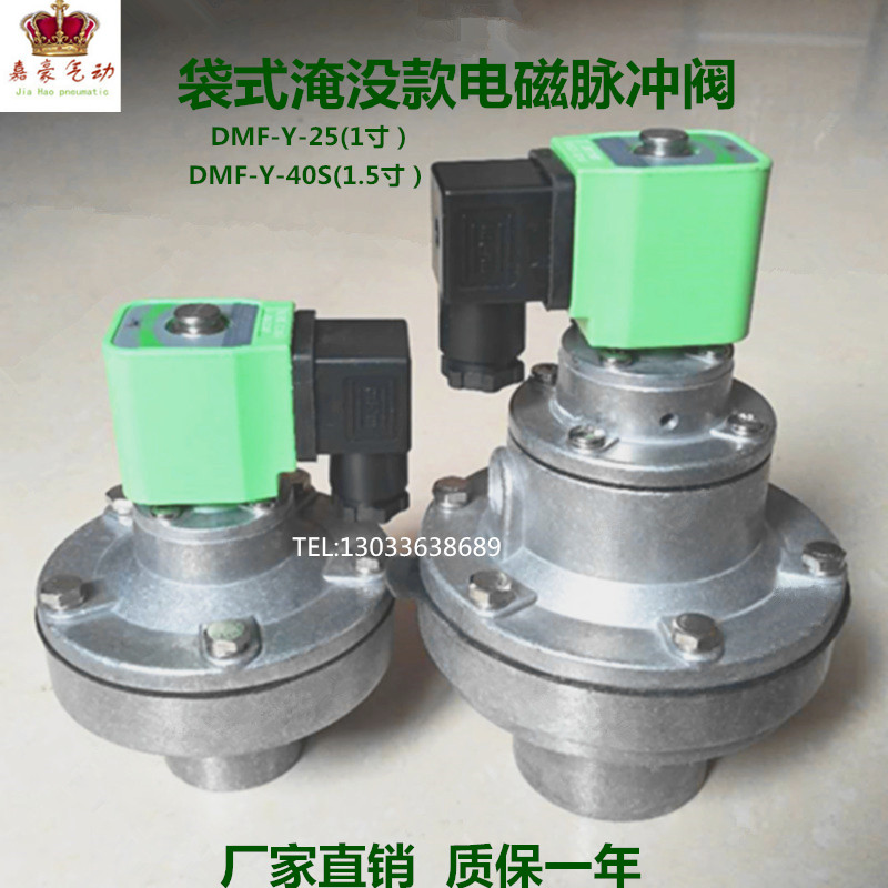 Solenoid valve pulse DMF-Y-25 40S1 inch 1 5 inch DC24V AC220V submerged dust blower blower valve