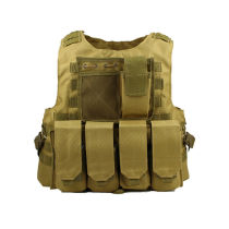 Field training tactical vest camouflage vest multi-functional CS chicken equipment amphibious body armor lightweight armor