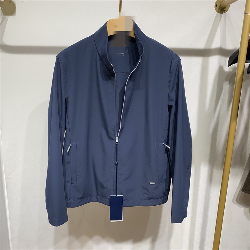 Stand Collar, Easy to Care For, Thin Style, Solid Color, Wei Jia Brand, Versatile Men's Business and Administrative Jacket, Multiple Tags, 2390 Stand Collar, Easy to Care For, Thin Style, Solid Color, Wei Jia Brand, Versatile Men's Business and Administrative Jacket, Multiple Tags, 2390
