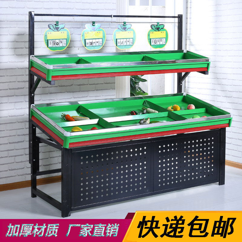 Fruit Vegetable Rack Super City Shelf Sale Vegetable Shop Special Display Rack Commercial Fruit And Vegetable Shelving Multilayer Obliquely Put