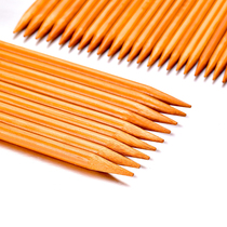 Bamboo and wood double-headed stick needle handmade sweater needle wool knitting tool carbonized bamboo needle wool needle straight needle Bamboo stick needle
