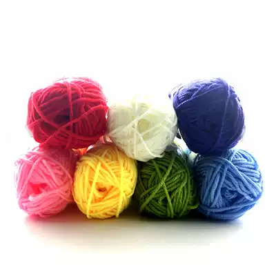 Hand-made 4-Strand Milk cotton wool ball hook doll thread baby wool crochet milk cotton thread