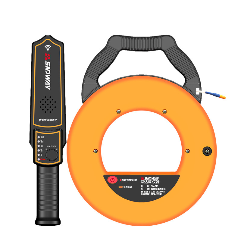 Shendawei Blockage Detector Electrician Pipe Line Detector Pvc Blockage Removal Tool High-Precision Underground Blockage Remover