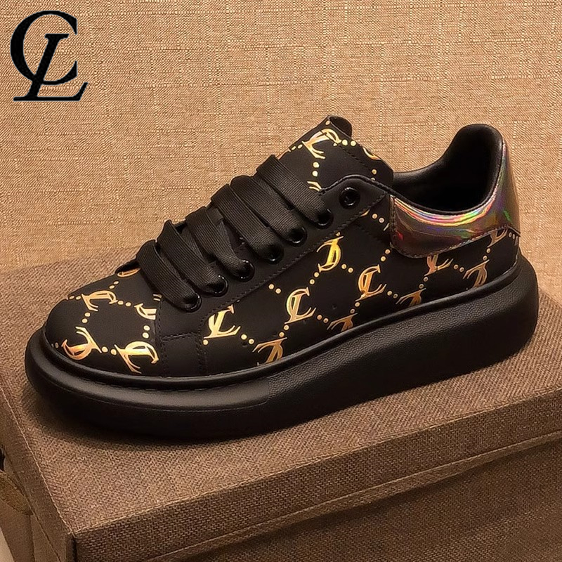 Laychi Genuine Leather Letter Print Summer New Mesh Shoes Thick-Soled Men's Shoes Breathable Versatile Sneakers Casual Shoes Laychi Genuine Leather Letter Print Summer New Mesh Shoes Thick-Soled Men's Shoes Breathable Versatile Sneakers Casual Shoes