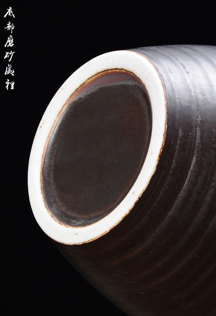 BẠN ngôi sao màu xanh bình Trung Quốc trang trí hoa lớn cắm hoa sứ trang trí nhà thủ công hoa nước - Vase / Bồn hoa & Kệ chậu thủy tinh trồng cây