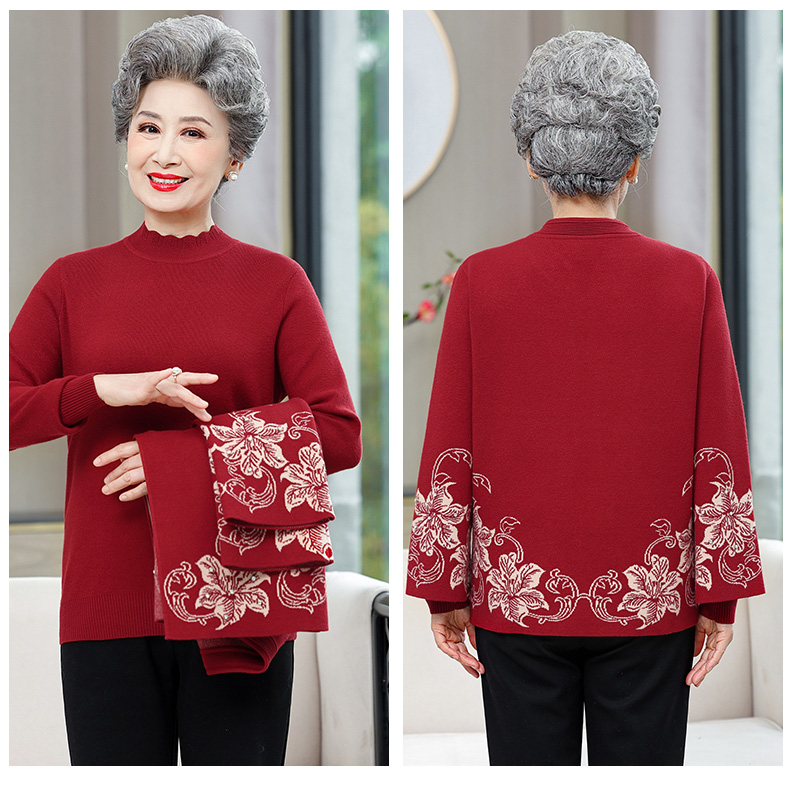 E5817 1490K ÁO LEN NỮ TAIRYA MÙA XUÂN THU ĐÔNG TRUNG NIÊN THỜI TRANG NỮ G04 SẢN PHẨM MỚI