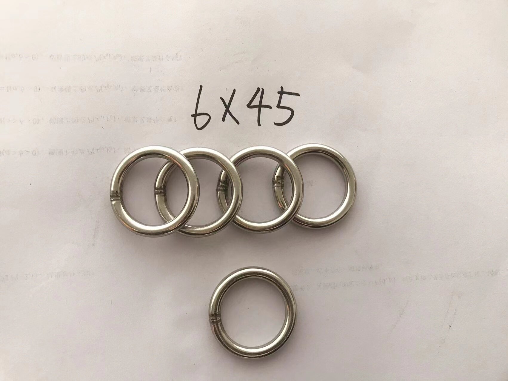 Manufacturer direct sales )6 series stainless steel stainless steel ring stainless steel ring )O type ring can be batched