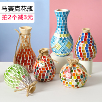 Creative Diy Hand Mosaic Vase Making Material Packs Diamond Vases Decorative children Parenting Warm Field Toys