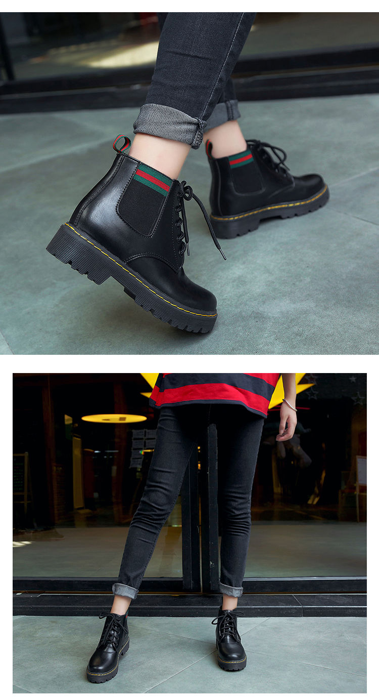 Mẫu mùa thu đông 2018 với giày chống trượt bốt ngắn boot cao cổ nữ zara