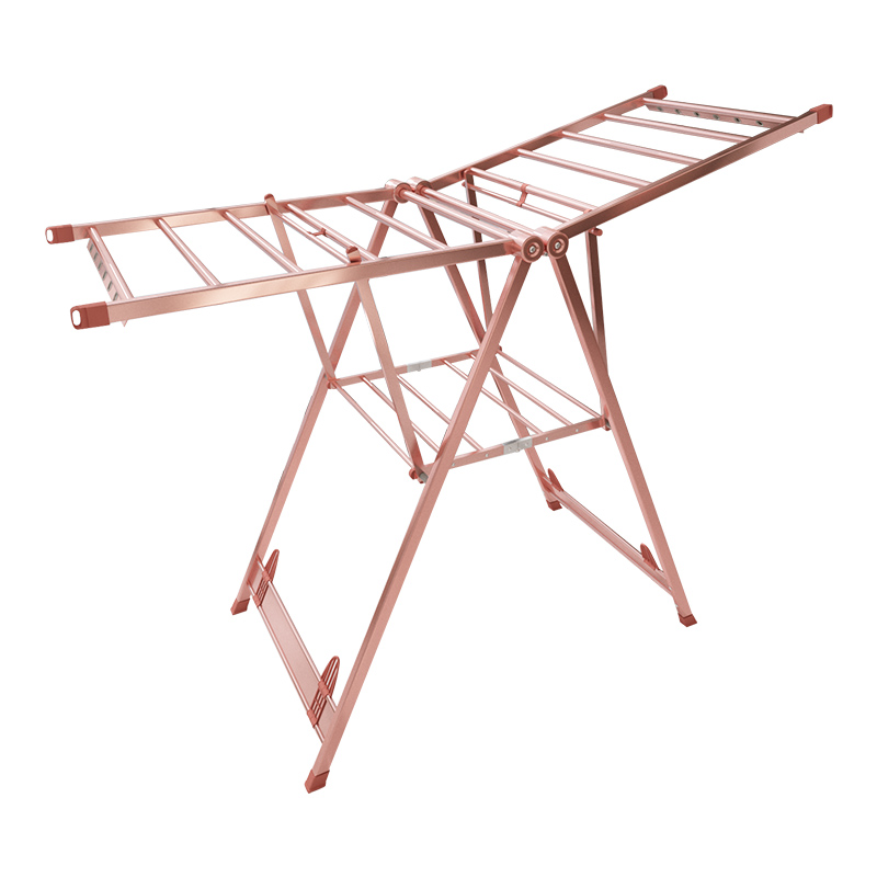 Aluminum alloy drying frame falls folding drying frame bedroom and outdoor hanging clothes pole household balcony cold-quilt sub-artifact