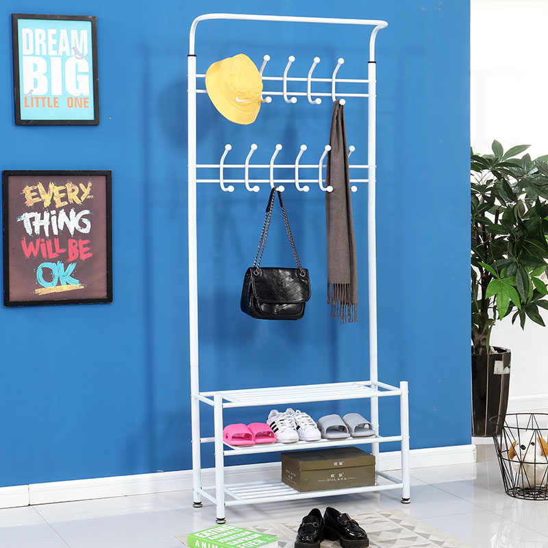 Clothes hanger floor bedroom door hall clothes rack room hanging hanger home clothes hanger Easy shelf clothes rack clothes rack