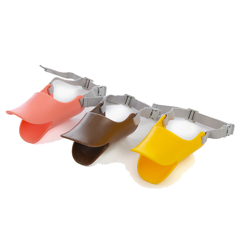 Teddy Duckbill Cover Pet Mask Dog pooch Anti-bites Anti-bites Silicone Mouth Cover Dog Mask