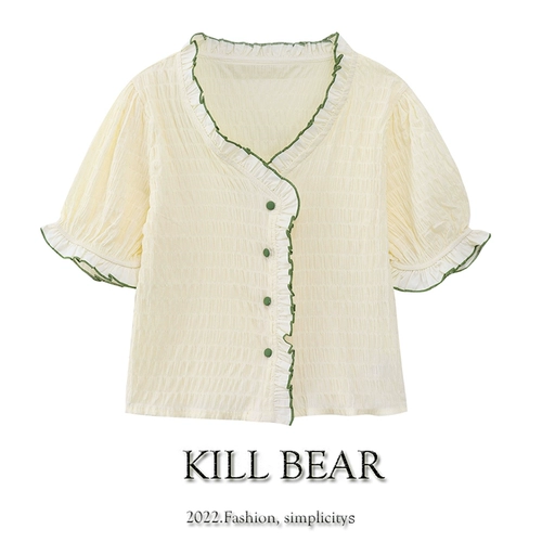 Брендовая летняя рубашка, французский стиль