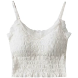 Брендовый летний топ без лямок, бюстгальтер-топ, топ с чашечками, майка топ