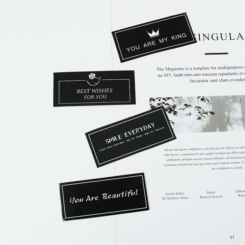 Floral adhesive seal sticker Sticker Floral LOGO Label finished flower basket floral bouquet Bouquet Decorative material