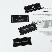 Floral self-adhesive sealing sticker flower language LOGO label finished flower basket flower packaging Bouquet decoration material