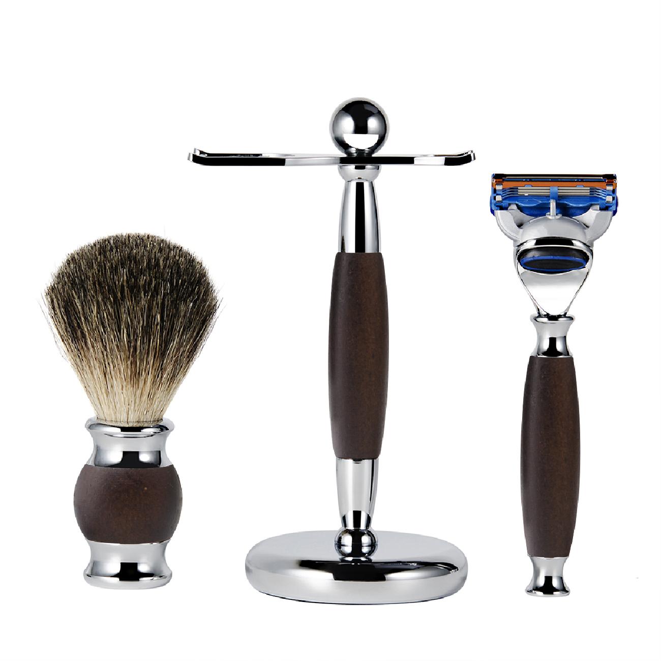 Manual shaving of hob retro solid wood men's business courtesy dad's father boyfriend Brother Birthday Gift
