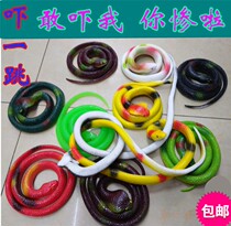 Static little snake toy gift big fake snake rubber childrens toy small snake plastic soft simulation snake simulation snake