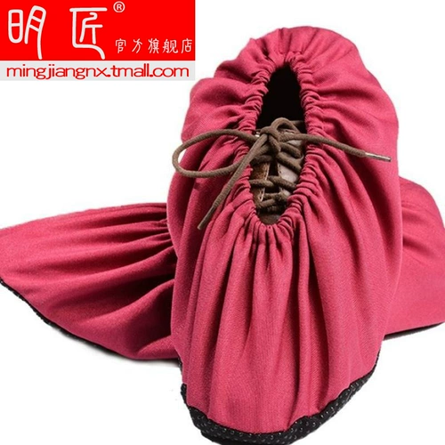 Домашняя ткань для домашнего использования, черные нескользящие белые зимние бахилы без пыли, можно стирать