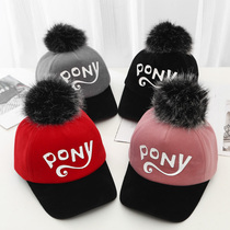 Baby hat autumn winter boy thick baseball cap Korean version 2019 girl cap warm child hat tide