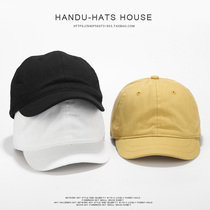 Cap male tide baseball cap ins tide brand Korean version of the trend wild short cornice retro solid color Khaki boys