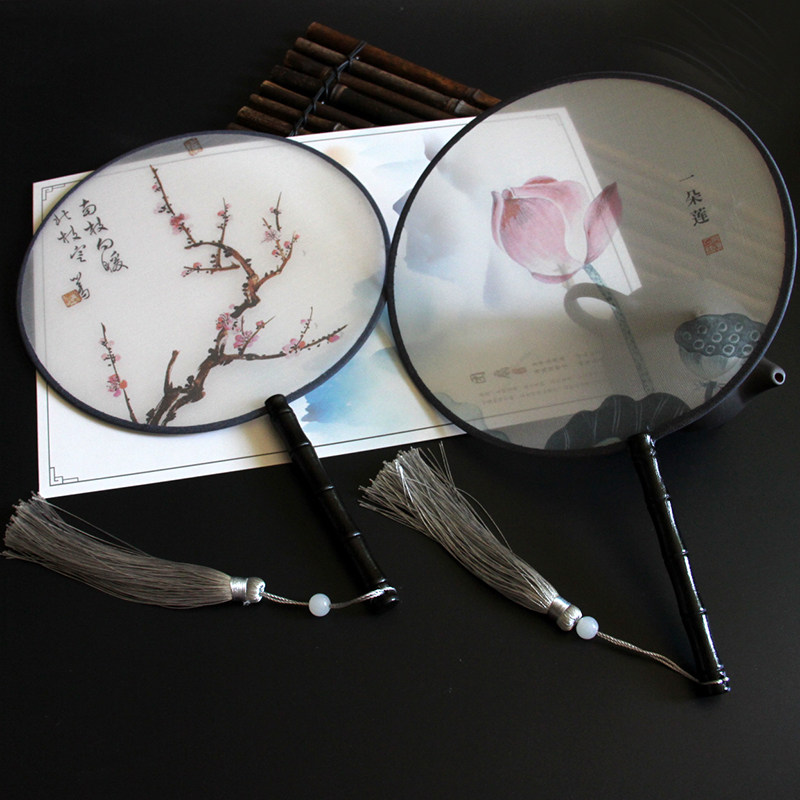 Palace fan classical fan fan fan semi-transparent ancient style fan fan custom fan of Chinese fan classical advertising fan