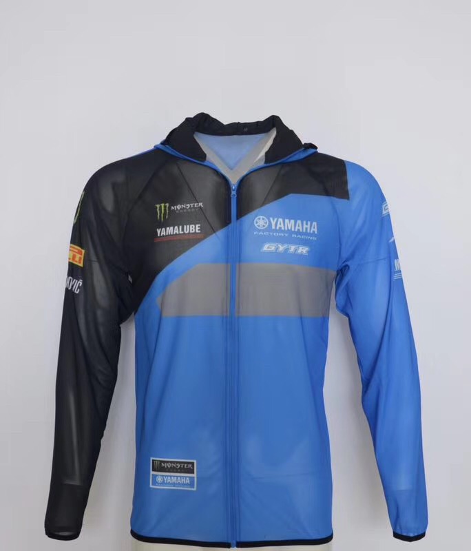 Summer cool and breathable mesh knight sun protection clothing motorcycle riding sunshade hooded racing casual jacket