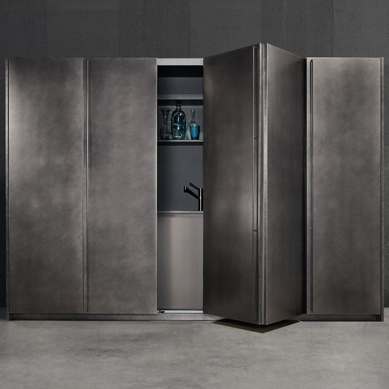 New Rock Board Overall Wardrobe Kitchen Wine Cabinet Walk-in Open Master Bedroom Aluminum Alloy Cloakroom Full House Customize